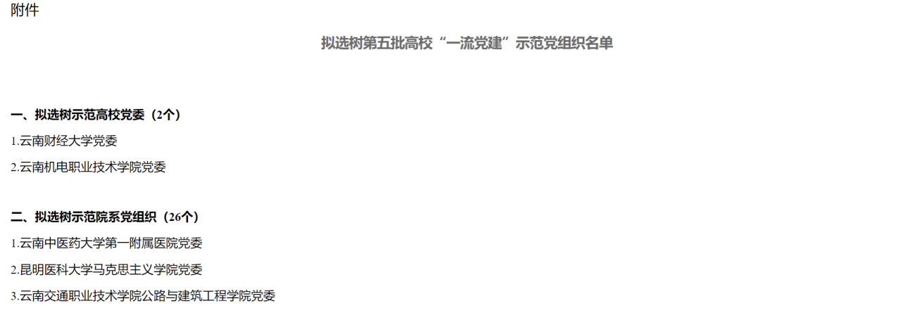 喜报！云南经济管理学院医学院1个基层党组织入选云南省高校第五批“一流党建”示范党组织 第 2 张